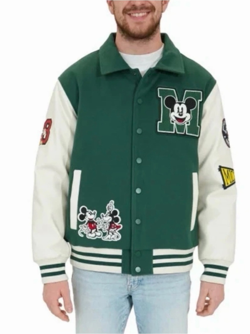 Disney Adult Unisex Varsity Jacket Women's Size XXL Men's Size  XL NWT - Picture 4 of 16